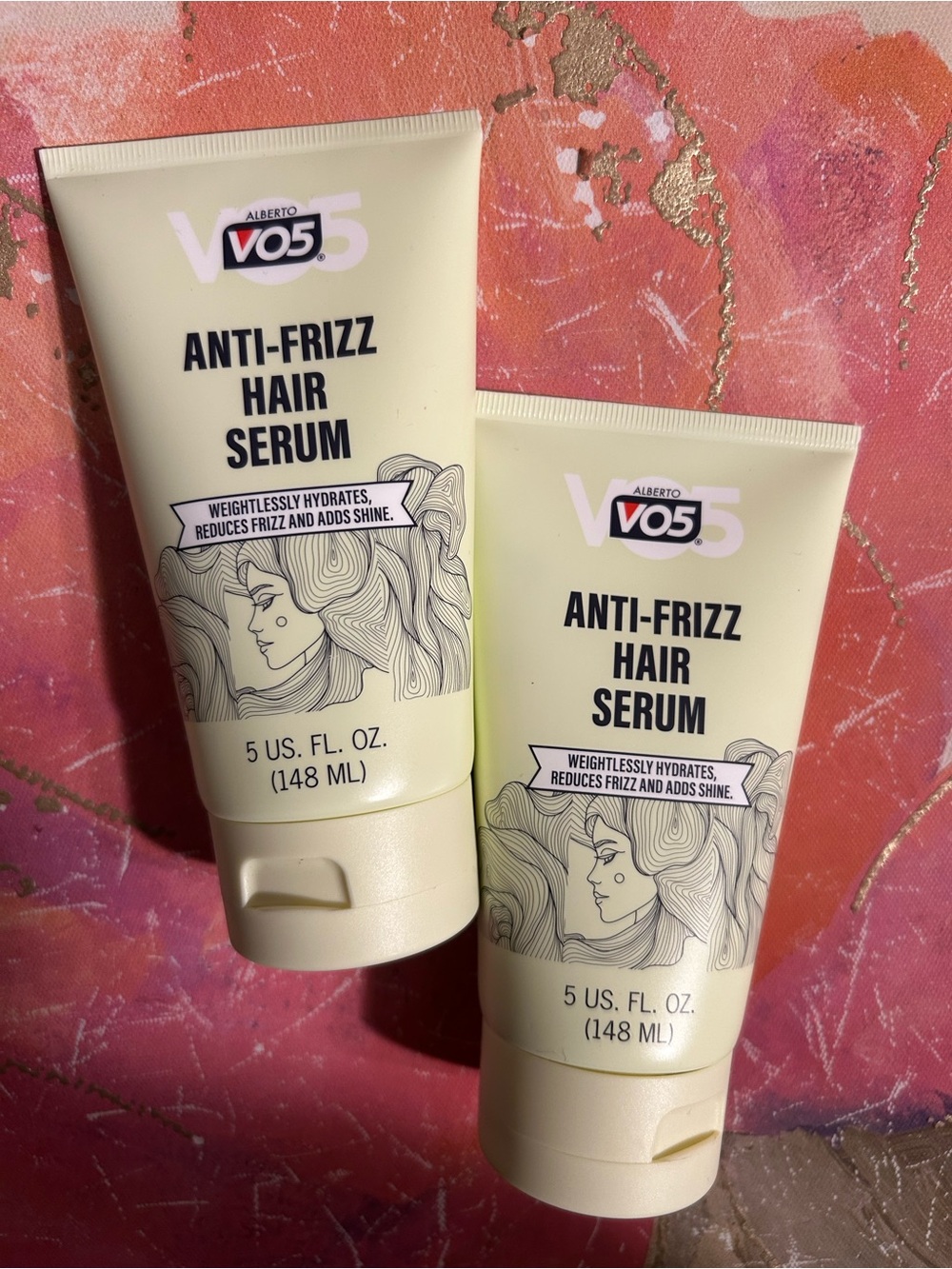 VO5 Anti-Frizz Hair Serum - Pale Yellow Tube